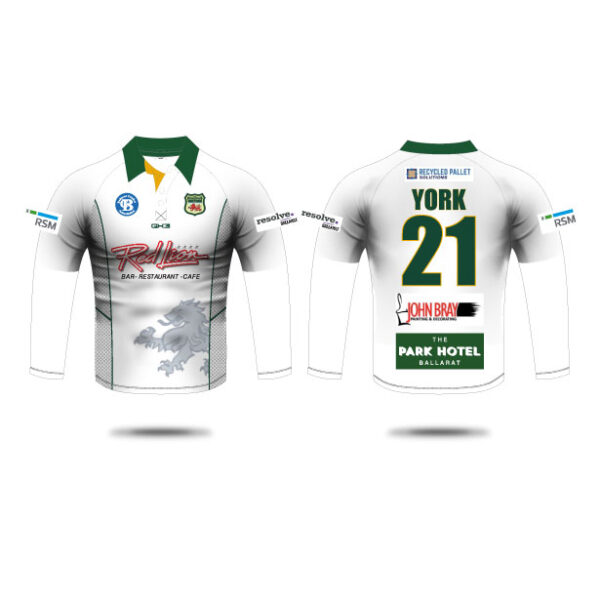 NAPOLEON SEBASTOPOL CC WHITE CRICKET SHIRT (LONG SLEEVE)