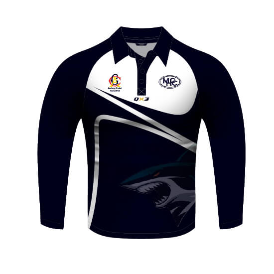 QX3 ManifoldHeights LimitedCricketShirtLongSleeve Front